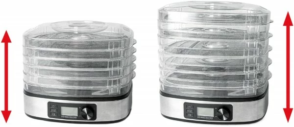 Dampfgarer & Reiskocher Rommelsbacher DA 350 Dörrautomat Edelstahl/schwarz 5 Dampfgarer & Reiskocher Rommelsbacher DA 350 Dörrautomat Edelstahl/schwarz – Bild 5