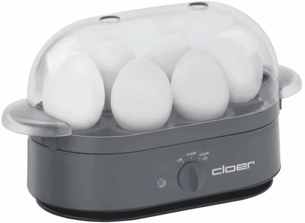 Cloer 6095 Eierkocher Eierkocher Dunkelgrau 2 Cloer 6095 Eierkocher Eierkocher Dunkelgrau – Bild 2