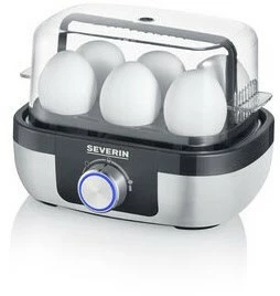 Severin EK 3167 Eierkocher Edelstahl-gebürstet/schwarz 4 Severin EK 3167 Eierkocher Edelstahl-gebürstet/schwarz – Bild 4