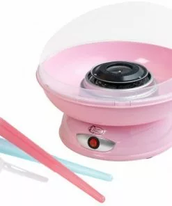 Popcorn, Schokolade & Co. Bestron ACCM370 Zuckerwatte-Maker Rosa