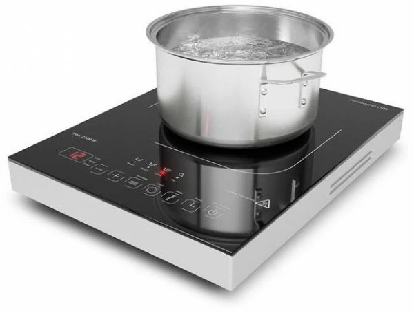 Geschirr- Und Kochplattenwärmer Caso ProGourmet 2100 Induktionskochplatte Silber/schwarz 3 Geschirr- Und Kochplattenwärmer Caso ProGourmet 2100 Induktionskochplatte Silber/schwarz – Bild 3