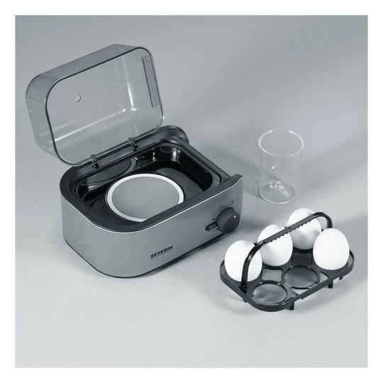 Severin EK 3134 Eierkocher Edelstahl/schwarz 2 Severin EK 3134 Eierkocher Edelstahl/schwarz – Bild 2