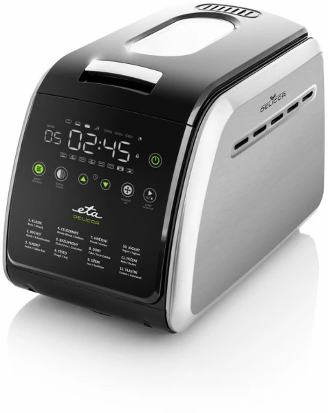Brotbackautomaten Eta Delicca 7149 Brotbackautomat Schwarz/edelstahl 1 Brotbackautomaten Eta Delicca 7149 Brotbackautomat Schwarz/edelstahl