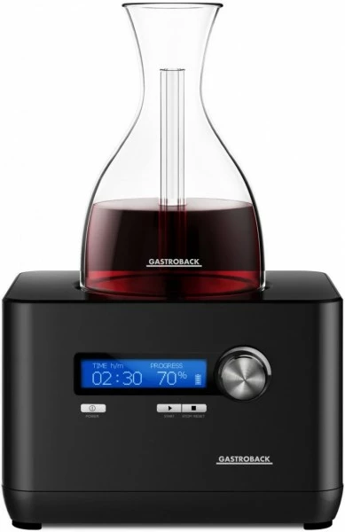 Popcorn, Schokolade & Co. Gastroback Home Sommelier - Weindekantierer Schwarz 1 Popcorn, Schokolade & Co. Gastroback Home Sommelier - Weindekantierer Schwarz