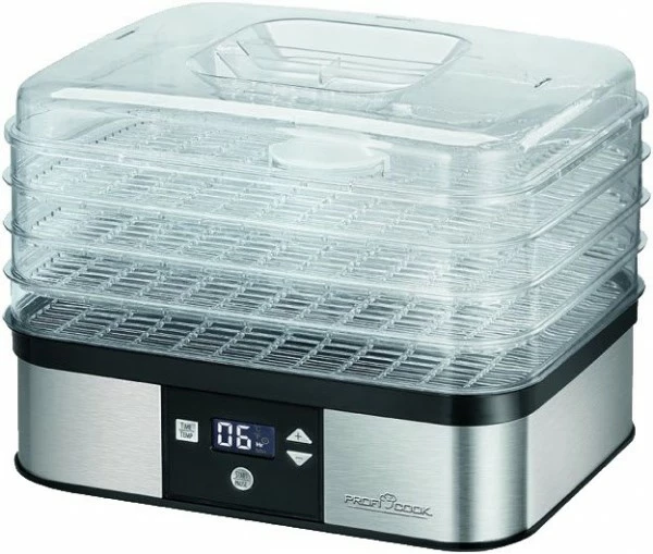 Dampfgarer & Reiskocher ProfiCook PC-DR 1116 Dörrautomat Edelstahl/schwarz 1 Dampfgarer & Reiskocher ProfiCook PC-DR 1116 Dörrautomat Edelstahl/schwarz