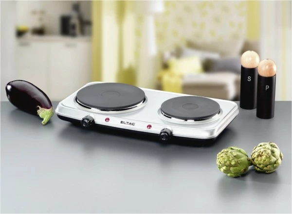 Geschirr- Und Kochplattenwärmer Eltac DK 28 Doppelkochplatte Silber 3 Geschirr- Und Kochplattenwärmer Eltac DK 28 Doppelkochplatte Silber – Bild 3