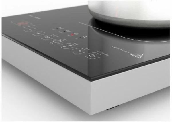 Geschirr- Und Kochplattenwärmer Caso ProGourmet 2100 Induktionskochplatte Silber/schwarz 2 Geschirr- Und Kochplattenwärmer Caso ProGourmet 2100 Induktionskochplatte Silber/schwarz – Bild 2