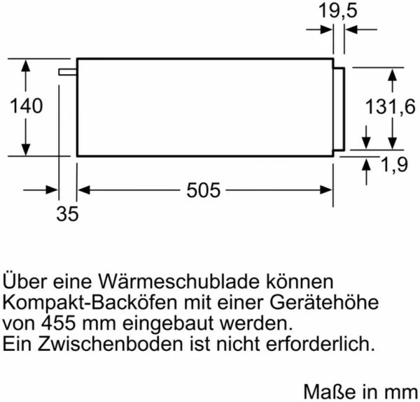 Geschirr- Und Kochplattenwärmer NEFF NAH11 Wärmeschublade Edelstahl 4 Geschirr- Und Kochplattenwärmer NEFF NAH11 Wärmeschublade Edelstahl – Bild 4