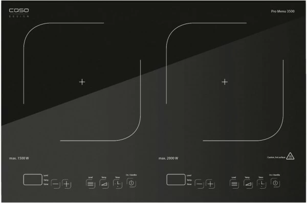 Geschirr- Und Kochplattenwärmer Caso Pro Menu 3500 Induktionskochplatte Schwarz 2 Geschirr- Und Kochplattenwärmer Caso Pro Menu 3500 Induktionskochplatte Schwarz – Bild 2