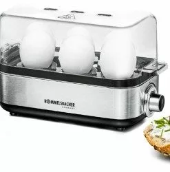 Rommelsbacher ER 600 Eierkocher Edelstahl/schwarz