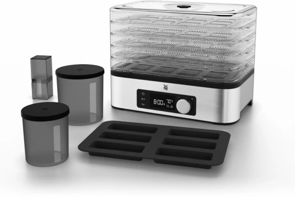 Dampfgarer & Reiskocher WMF KÜCHENminis Dörrautomat Snack To Go Dörrautomat Cromargan Matt 1 Dampfgarer & Reiskocher WMF KÜCHENminis Dörrautomat Snack To Go Dörrautomat Cromargan Matt
