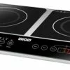Geschirr- Und Kochplattenwärmer Unold 58175 Elegance Doppel-Induktionskochplatte Schwarz