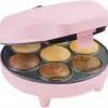 Waffelautomaten Bestron ACC217P Cupcake Maker Hellrosa