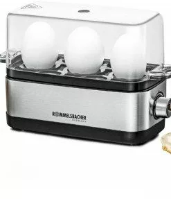 Rommelsbacher ER 300 Eierkocher Edelstahl/schwarz