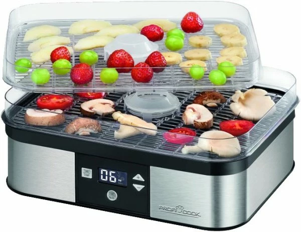 Dampfgarer & Reiskocher ProfiCook PC-DR 1116 Dörrautomat Edelstahl/schwarz 2 Dampfgarer & Reiskocher ProfiCook PC-DR 1116 Dörrautomat Edelstahl/schwarz – Bild 2