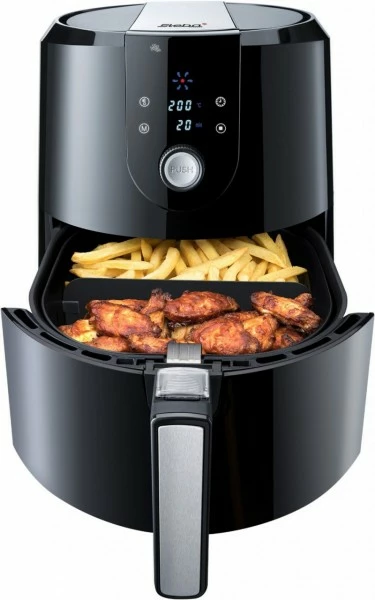 Fritteusen Steba HF 5000 XL Heißluft-Fritteuse Schwarz 1 Fritteusen Steba HF 5000 XL Heißluft-Fritteuse Schwarz