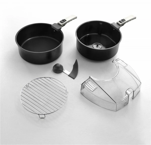 Fritteusen DeLonghi FH 1396/1 Multifry Extra Chef Plus Heißluft-Fritteuse Anthrazit/weiß 3 Fritteusen DeLonghi FH 1396/1 Multifry Extra Chef Plus Heißluft-Fritteuse Anthrazit/weiß – Bild 3