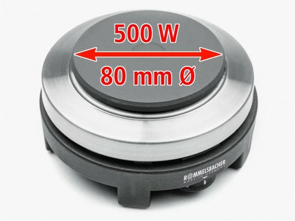 Geschirr- Und Kochplattenwärmer Rommelsbacher RK 501 Reisekochplatte Schwarz 2 Geschirr- Und Kochplattenwärmer Rommelsbacher RK 501 Reisekochplatte Schwarz – Bild 2