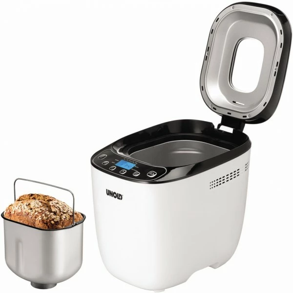 Brotbackautomaten Unold 68010 Backmeister Design Weiß/schwarz 2 Brotbackautomaten Unold 68010 Backmeister Design Weiß/schwarz – Bild 2