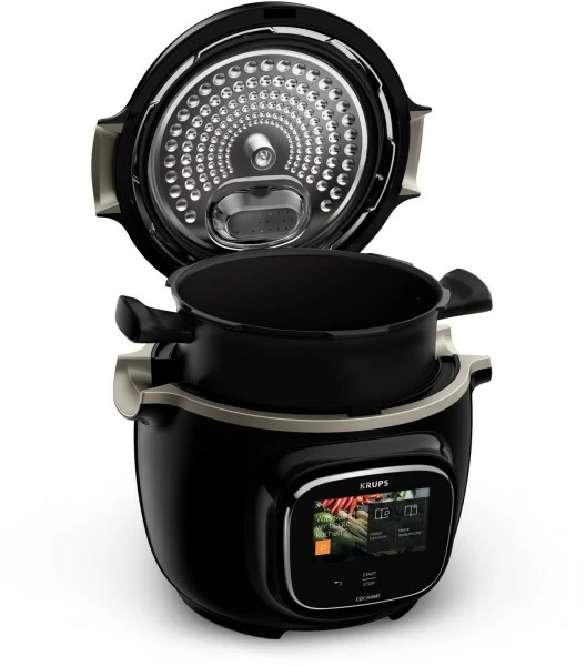Dampfgarer & Reiskocher Krups CZ9128 Cook4Me Touch WIFI Multikocher Schwarz 1 Dampfgarer & Reiskocher Krups CZ9128 Cook4Me Touch WIFI Multikocher Schwarz