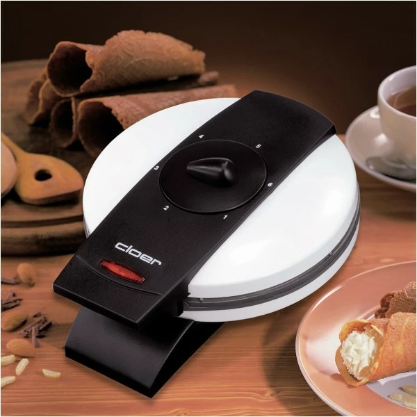 Waffelautomaten Cloer 261 Hörnchenautomat Weiß 2 Waffelautomaten Cloer 261 Hörnchenautomat Weiß – Bild 2