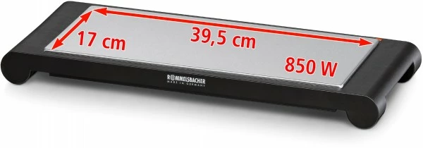 Geschirr- Und Kochplattenwärmer Rommelsbacher WPS 857 Warmhalteplatte Schwarz/ Edelstahl 6 Geschirr- Und Kochplattenwärmer Rommelsbacher WPS 857 Warmhalteplatte Schwarz/ Edelstahl – Bild 6