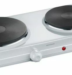 Geschirr- Und Kochplattenwärmer Severin DK 1042 Doppelkochplatte Weiß