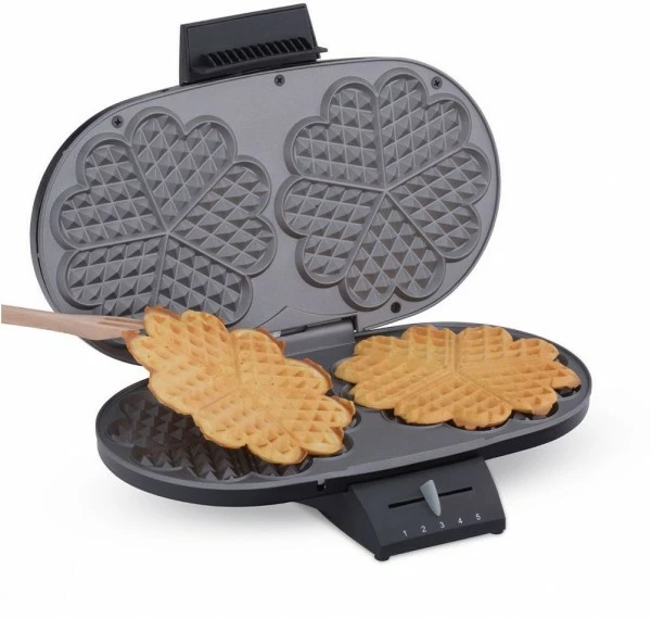 Waffelautomaten Cloer 1320 Doppelwaffelautomat Schwarz 3 Waffelautomaten Cloer 1320 Doppelwaffelautomat Schwarz – Bild 3