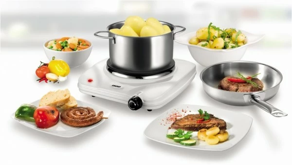 Geschirr- Und Kochplattenwärmer Unold 58420 EinzelKochplatte Weiß 2 Geschirr- Und Kochplattenwärmer Unold 58420 EinzelKochplatte Weiß – Bild 2