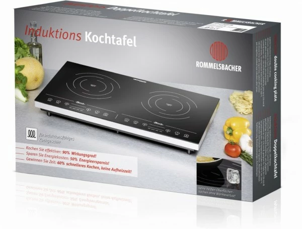 Geschirr- Und Kochplattenwärmer Rommelsbacher CT 3410/IN Induktionskochplatte Edelstahl 2 Geschirr- Und Kochplattenwärmer Rommelsbacher CT 3410/IN Induktionskochplatte Edelstahl – Bild 2