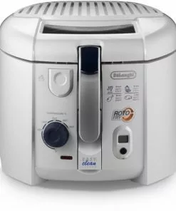 Fritteusen DeLonghi F 28313.W1 Roto Fry Fritteuse Weiß