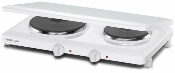 Geschirr- Und Kochplattenwärmer Rommelsbacher THL 2597/A Doppelkochplatte Weiß 1 Geschirr- Und Kochplattenwärmer Rommelsbacher THL 2597/A Doppelkochplatte Weiß