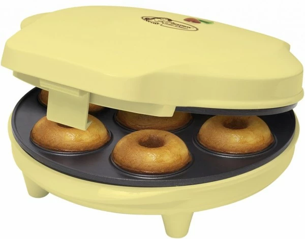 Waffelautomaten Bestron ADM 218 SD Donutmaker Gelb 2 Waffelautomaten Bestron ADM 218 SD Donutmaker Gelb – Bild 2