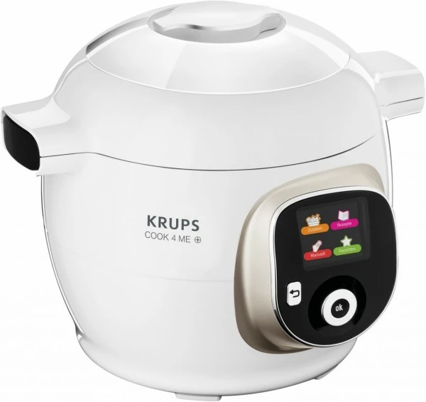 Dampfgarer & Reiskocher Krups CZ7101 Cook4Me+ Multikocher Weiß/grau 2 Dampfgarer & Reiskocher Krups CZ7101 Cook4Me+ Multikocher Weiß/grau – Bild 2