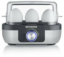 Severin EK 3167 Eierkocher Edelstahl-gebürstet/schwarz 1 Severin EK 3167 Eierkocher Edelstahl-gebürstet/schwarz