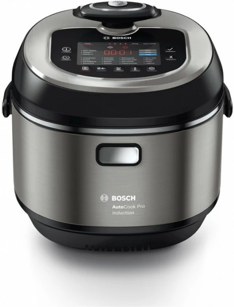 Dampfgarer & Reiskocher Bosch MUC88B68DE AutoCook Pro Multikocher Silber/schwarz 2 Dampfgarer & Reiskocher Bosch MUC88B68DE AutoCook Pro Multikocher Silber/schwarz – Bild 2