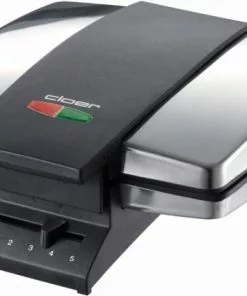 Waffelautomaten Cloer 1431 Waffelautomat Edelstahl /schwarz