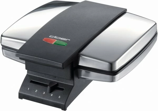 Waffelautomaten Cloer 1431 Waffelautomat Edelstahl /schwarz 1 Waffelautomaten Cloer 1431 Waffelautomat Edelstahl /schwarz