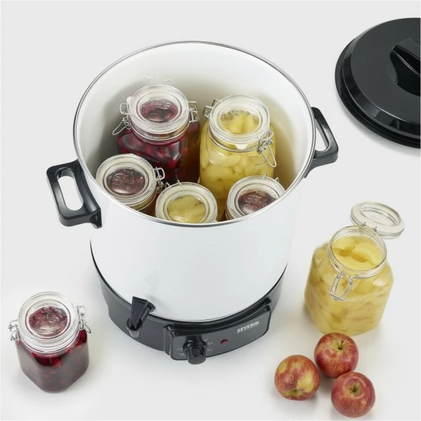Einkochautomaten Severin EA 3654 Glühwein- Und Einkochautomat Weiß/schwarz 5 Einkochautomaten Severin EA 3654 Glühwein- Und Einkochautomat Weiß/schwarz – Bild 5