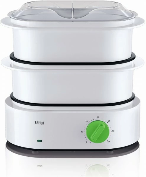 Dampfgarer & Reiskocher Braun FS 3000 Tribute Collection Dampfgarer Weiß/grün 1 Dampfgarer & Reiskocher Braun FS 3000 Tribute Collection Dampfgarer Weiß/grün