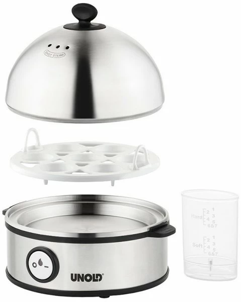 Unold 38626 Eierkocher Edel Edelstahl/schwarz 6 Unold 38626 Eierkocher Edel Edelstahl/schwarz – Bild 6