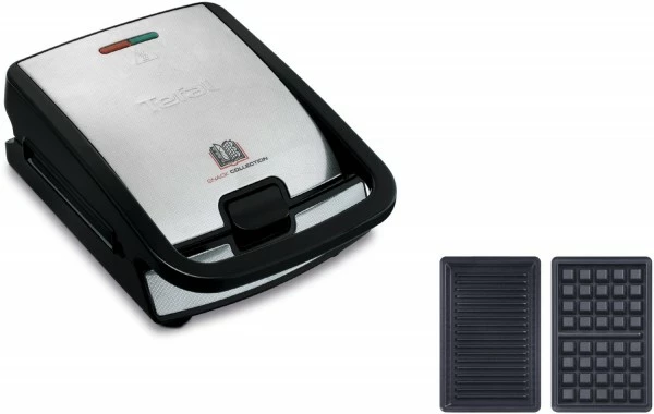 Waffelautomaten Tefal SW857D Waffelautomat Edelstahl/schwarz 6 Waffelautomaten Tefal SW857D Waffelautomat Edelstahl/schwarz – Bild 6