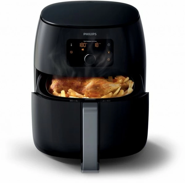 Fritteusen Philips HD9651/90 Airfryer XXL Heißluft-Fritteuse Schwarz 1 Fritteusen Philips HD9651/90 Airfryer XXL Heißluft-Fritteuse Schwarz