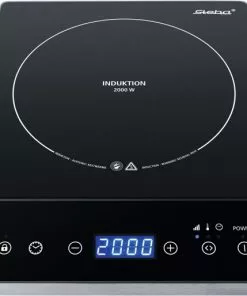 Geschirr- Und Kochplattenwärmer Steba IK 75 Induktionskochplatte Schwarz/edelstahl