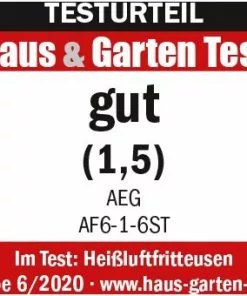 Fritteusen AEG AF6-1-6ST Gourmet 6 Heißluft-Fritteuse Edelstahl 9 Fritteusen AEG AF6-1-6ST Gourmet 6 Heißluft-Fritteuse Edelstahl -Küchenkleingeräte Verkäufe a1d7fdc9 55b3 47b4 8620 03450f2020ee 600x600