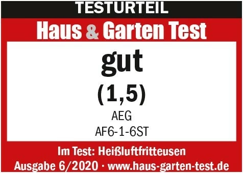 Fritteusen AEG AF6-1-6ST Gourmet 6 Heißluft-Fritteuse Edelstahl 5 Fritteusen AEG AF6-1-6ST Gourmet 6 Heißluft-Fritteuse Edelstahl – Bild 5