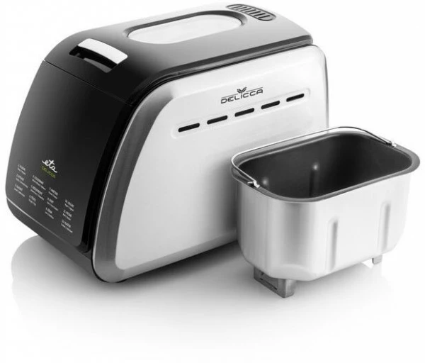 Brotbackautomaten Eta Delicca 7149 Brotbackautomat Schwarz/edelstahl 2 Brotbackautomaten Eta Delicca 7149 Brotbackautomat Schwarz/edelstahl – Bild 2
