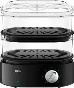 Dampfgarer & Reiskocher Braun FS5100BK Identity Collection Dampfgarer Schwarz