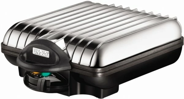 Waffelautomaten Unold 48266 Waffelautomat Silber/schwarz 2 Waffelautomaten Unold 48266 Waffelautomat Silber/schwarz – Bild 2