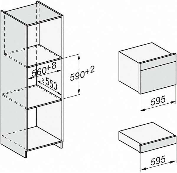Geschirr- Und Kochplattenwärmer Miele ESW 7010 Wärmeschublade Brillantweiß 2 Geschirr- Und Kochplattenwärmer Miele ESW 7010 Wärmeschublade Brillantweiß – Bild 2